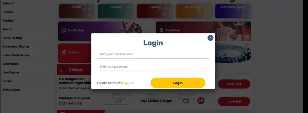 How to Login to Your Reddy Anna Account