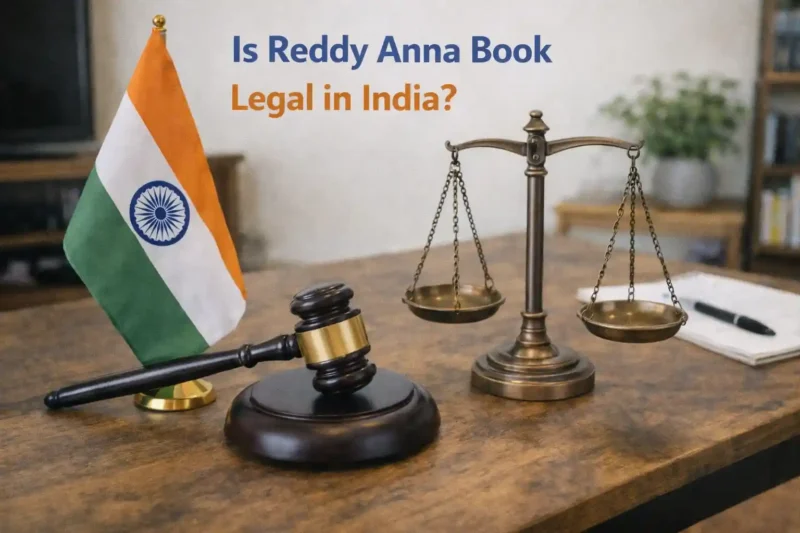 Reddy Anna Book legal or illegal