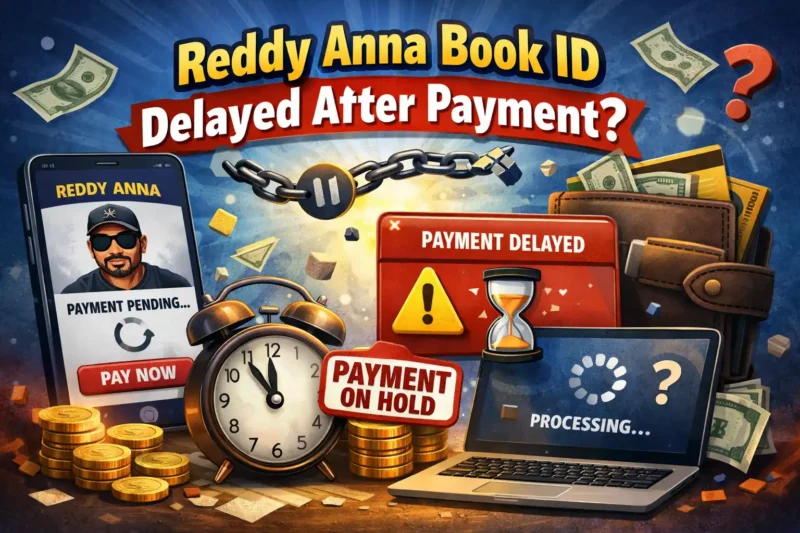 Reddy Anna Book ID delayed