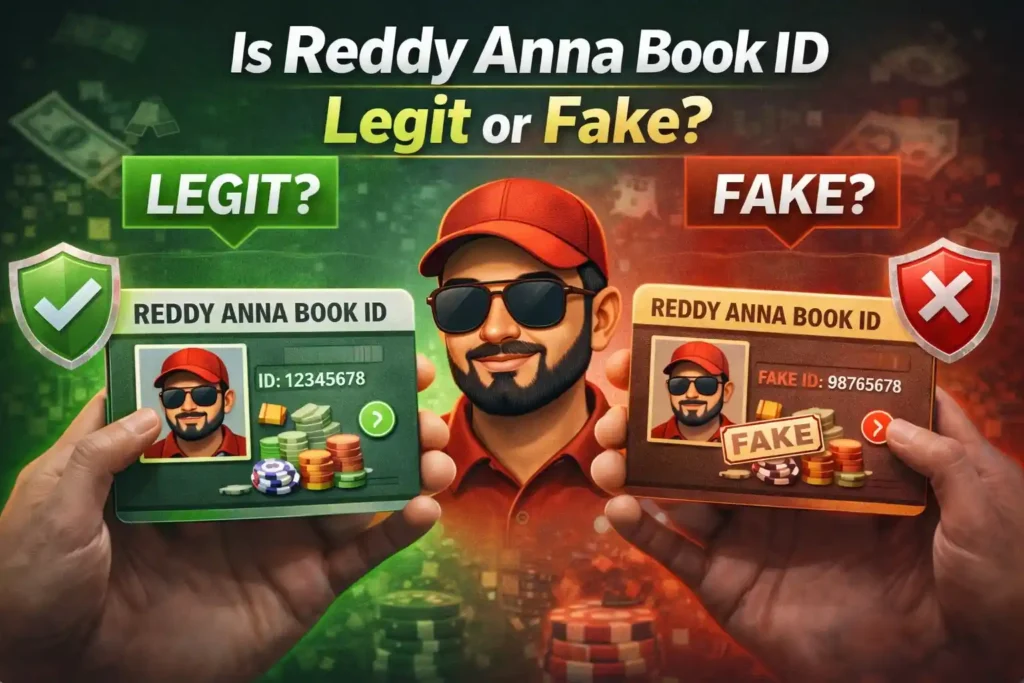 Reddy Anna Book ID legit or fake
