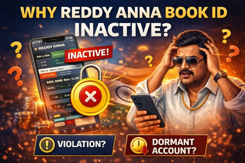 Reddy Anna Book ID inactive